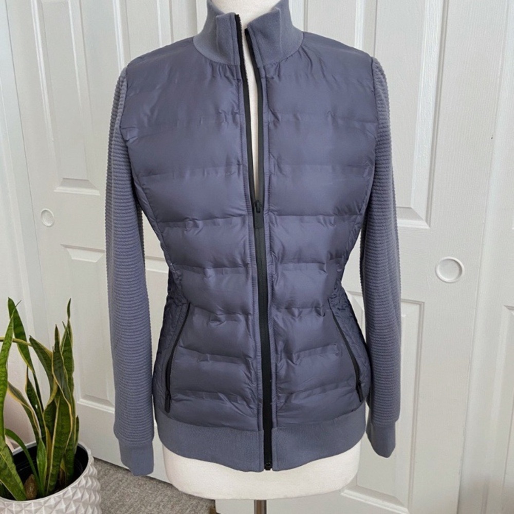 Mixed Media Soft Jacket ⭐️ NWOT by ANDREW MARC Puffer Body, Pockets